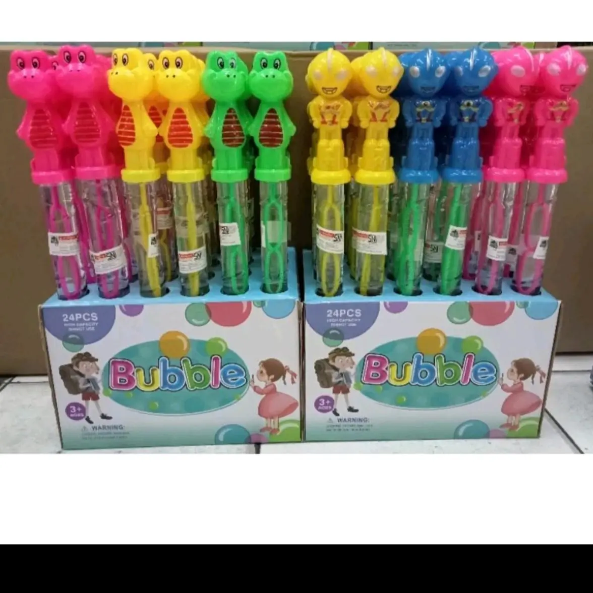 Mainan Anak Bubble Stick / Bubble Sabun Karakter Gelembung Busa Toys