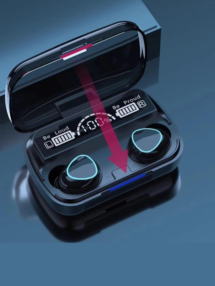 M10 TWS Bluetooth Headset Earphone Nirkabel Digital Display Kontrol Sentuh Stereo Bass M10 TWS Bluetooth Headset Earphone Nirkabel Digital Display Kontrol Sentuh Stereo Bass