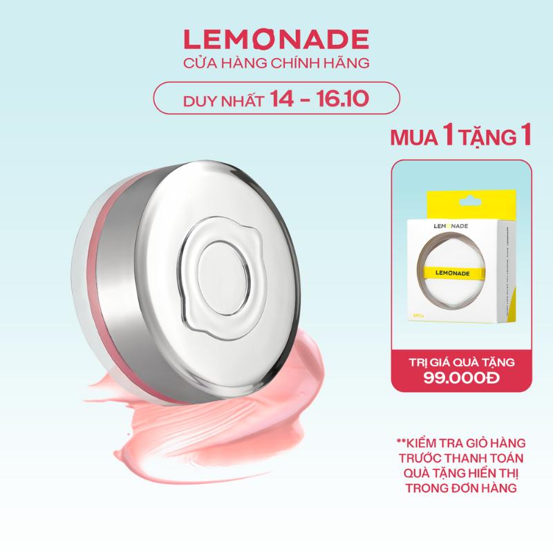 [MUA 1 TẶNG 1] MUA 01 Má hồng căng bóng dạng phấn nước thuần chay Mirror Mirror Blush Cushion 8g TẶNG 01 Bộ 3 Bông Phấn Tán Nền