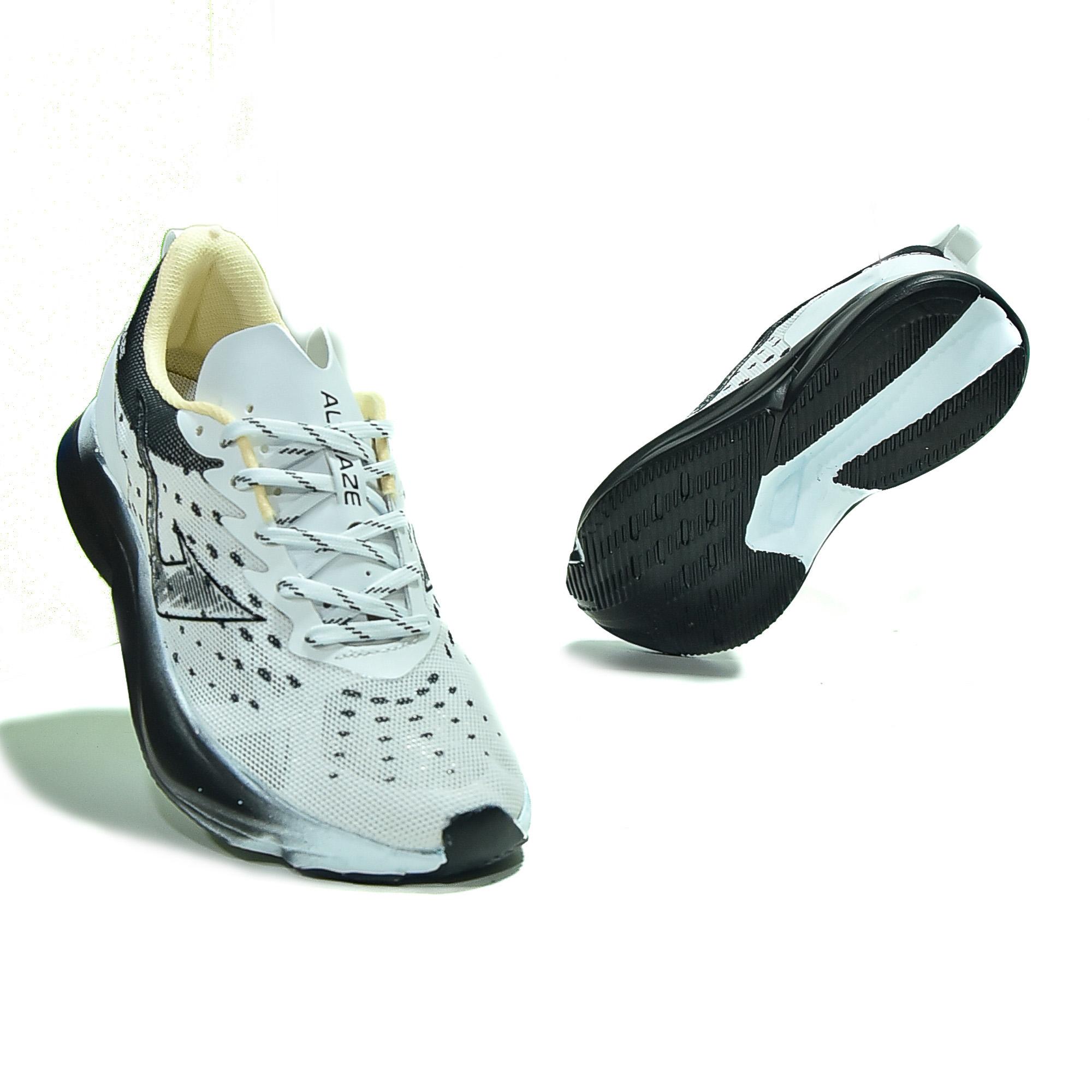 Sepatu Altraze Turbo Speed 3.0 - Sepatu Running Sneakers Kasual Pria Wanita Unisex Hitam Putih Sepatu Olahraga Lari Sporty