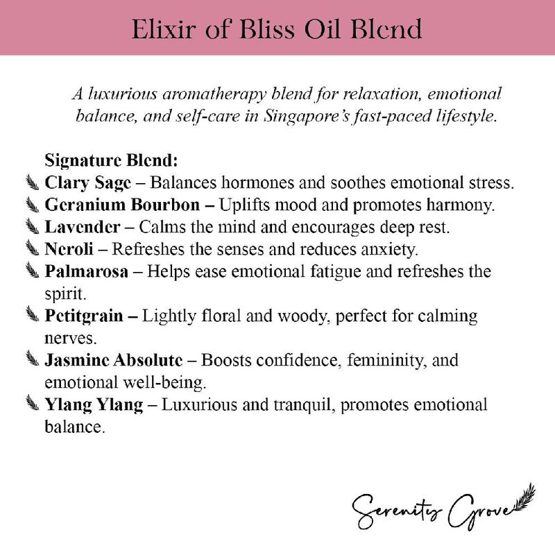 Elixir of Bliss Essential Oil Blend (10ml Roller Bottle) - Aromatherapy for Women's Well-being and Self-care 1