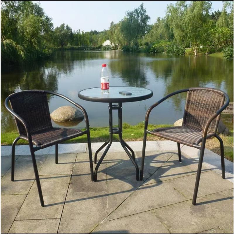 Furnibest Kursi Teras Kursi Taman Kursi Outdoor Kursi Makan Kursi Plastik Kursi Cafe 1