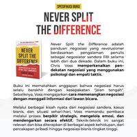 Gambar Renebook Buku Bisnis Never Split The Difference Bernegosiasilah Seolah Nyawa Anda Taruhannya Chris Voss Bersama Tahl Raz Original dari Rene Turos Bookstore Kota Administrasi Jakarta Selatan 3 Tokopedia
