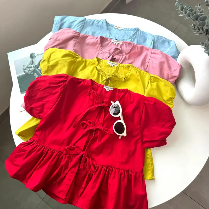 Atasan Anak Wanita / Blouse Anak Perempuan Style Korea Kekinian H.25 8
