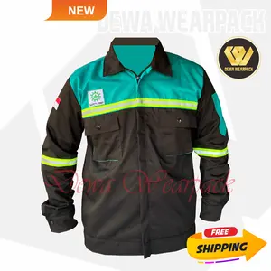 Wearpack Safety Atasan Kemeja Kerja Lapangan/APD K3 Katelpak Pakaian Kerja Lengan Panjang baju Seragam Proyek
