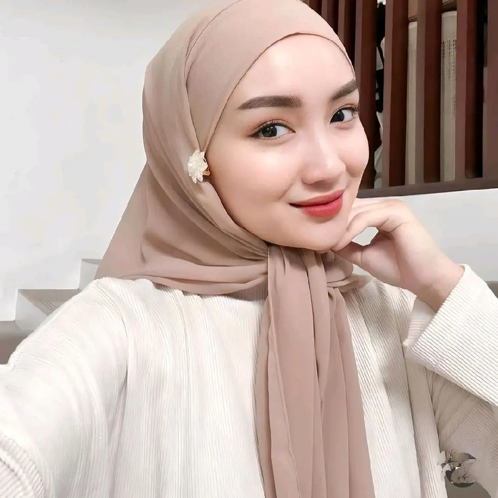 Segiempat malay hijab segi empat instan melayu /segiempat inner Ceruty 2 Layer
