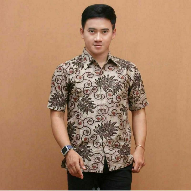 Atasan Batik Couple Blus dan Hem Pria Best Seller Kain Katun (Motif Ukel Sopal) Batik Blouse Baju Seragam Pasangan Sarimbit Keluarga 5