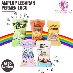 Terbaru Amplop Lebaran Permen 5 Pack Isi 50 Lembar Amplop Lebaran Permen Bergelombang Viral 2026 Amplop Lebaran Permen Terbaru