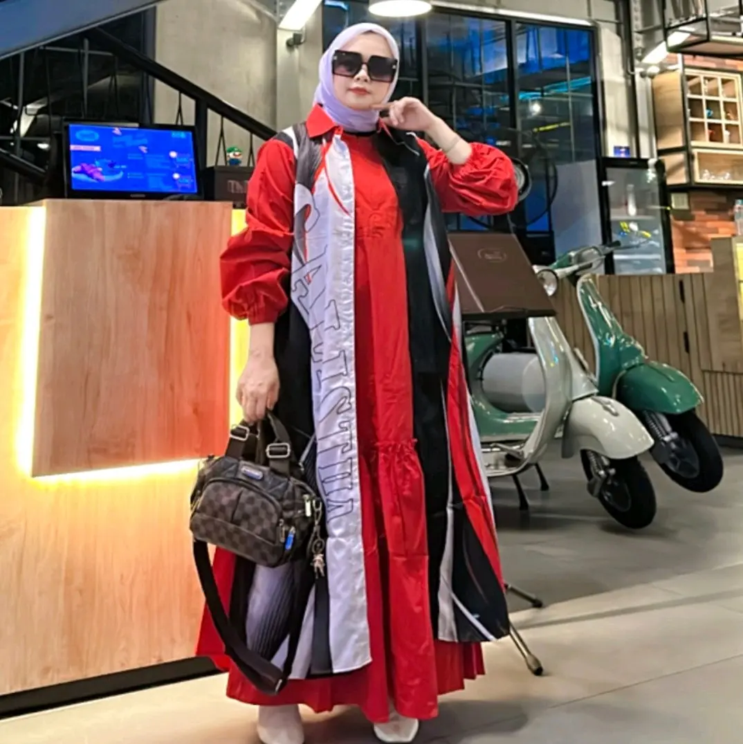 Kirey set abaya printing by Calistha Katun