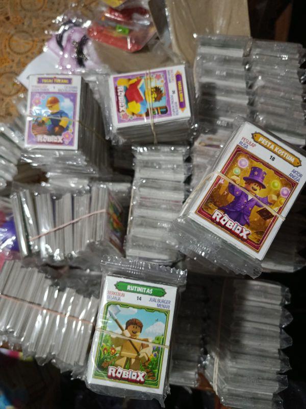 1 Renteng Kwartet DG Besar Motif ROBLOX Terbaru/Kartu Anak+kartu Kwartet Mainan