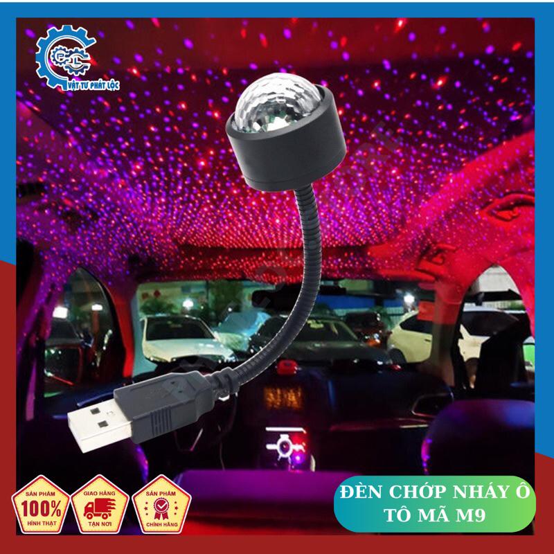 Đèn led mini mã M9 USB hình quả cầu xoay được màu RGB dùng trang trí nội thất…