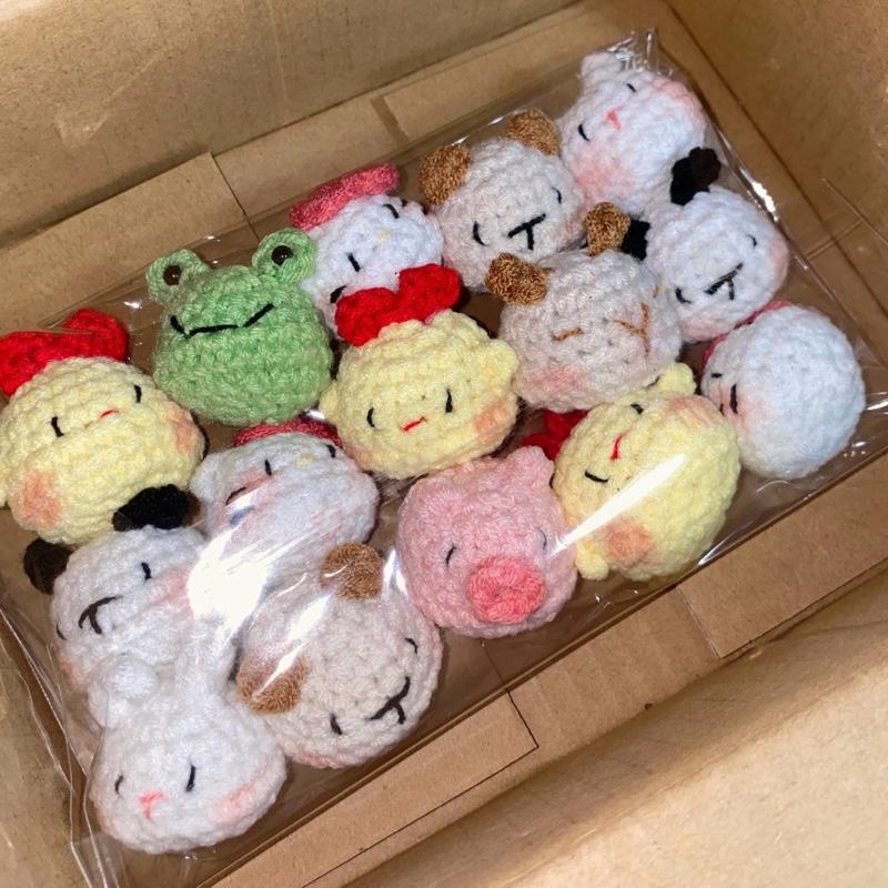   AnhAnhMocLen  Móc khoá thú len mini quà tặng nhóm bạn 