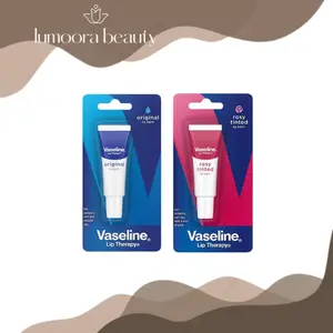 Vaseline Lip Care Tinted Lip Balm 10g - Perawatan Bibir Alami & Melembapkan untuk Semua Jenis Bibir dengan Tampilan Alami dan Warna Tinted