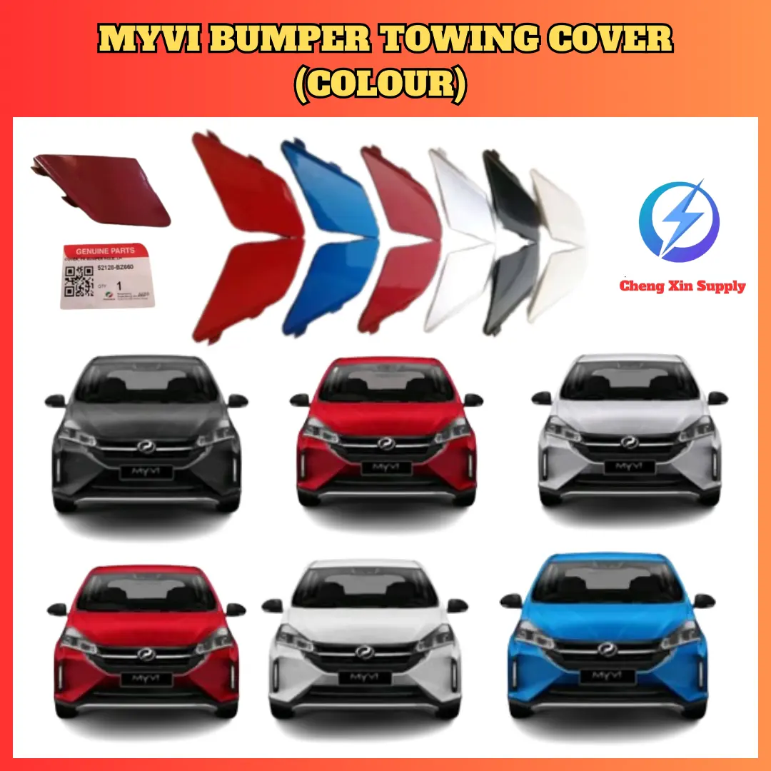 Original Perodua Myvi 2022 Front Bumper Grille Top Cover With Paint (Siap Cat)