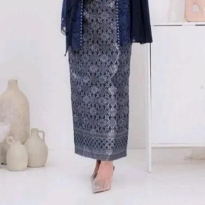 ROK SPAN BATIK SONGKET BAWAHAN KEBAYA MODERN  ROK SPAN KEBAYA WISUDA TERBARU 2024  Kondangan  Katun