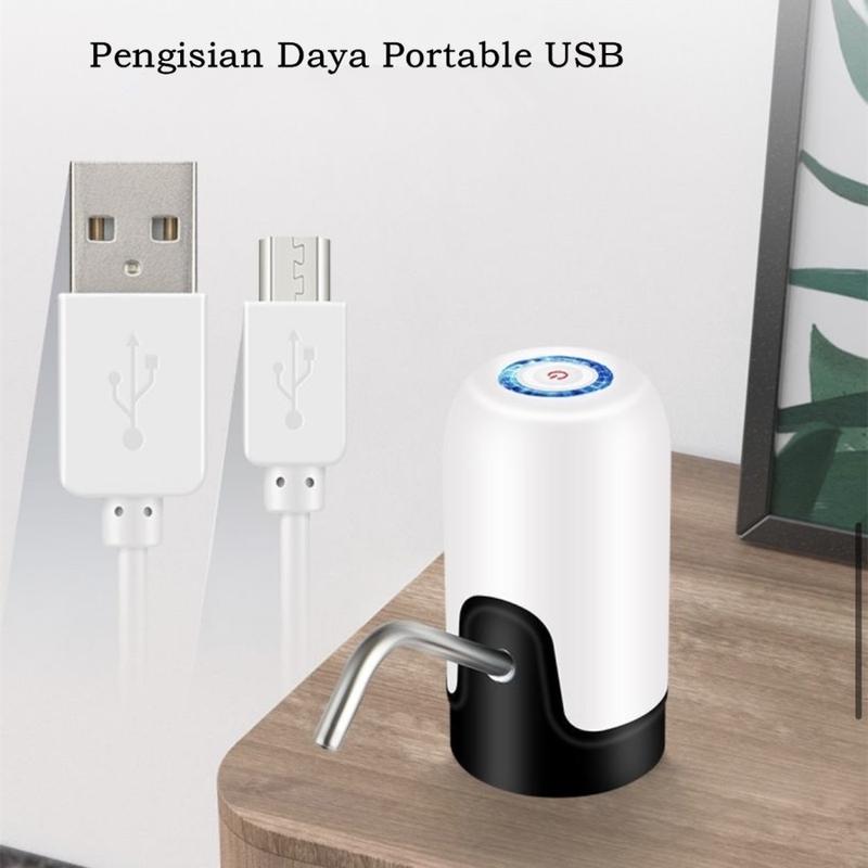 Pompa Air Galon Elektrik Bisa di Charge USB Led 7