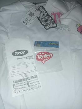Product Review of Troy Company Tshirt Longsleeve White Cute Spooky - Kaos Lengan Panjang Putih LS 2807 from K**T 1