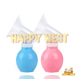Happynest Pompa Asi Silikon Mini / Manual Pompa Asi Mini / Breast Pump Mini Bayi Biru