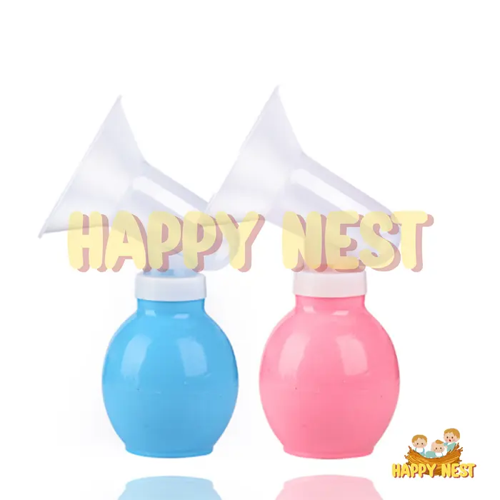 Happynest Pompa Asi Silikon Mini / Manual Pompa Asi Mini / Breast Pump Mini Bayi Biru