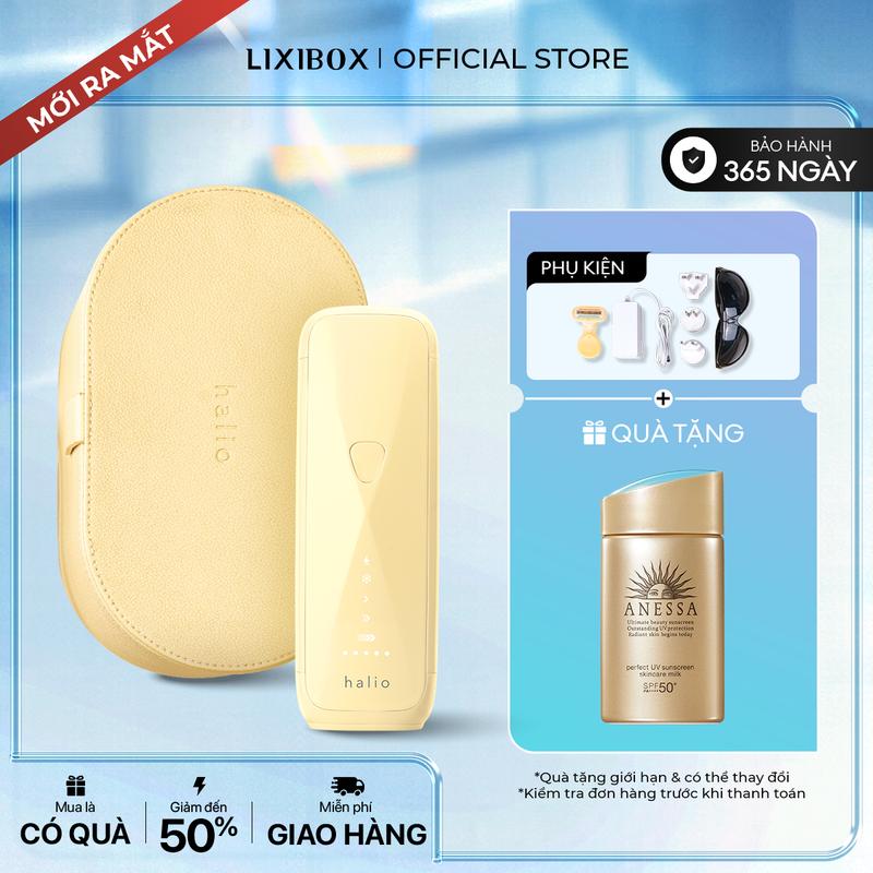[KOL] Máy Triệt Lông Halio SilkGlow IPL Sapphire Cooling Hair Removal Device