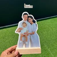 Gambar Kreasikayukuu Hiasan Meja Foto Akrilik Custom + Kayu Jati Belanda | Kado Unik Estetik - Custom Foto, Foto saja dari kreasikayukuu Kab. Boyolali 3 Tokopedia