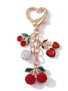 Lindo Llavero de Aleación con Corazón de Perla y Estrella de Diamante, Dije para Bolsa Creativo y Moderno, Regalo Perfecto para Amigos y Familia
