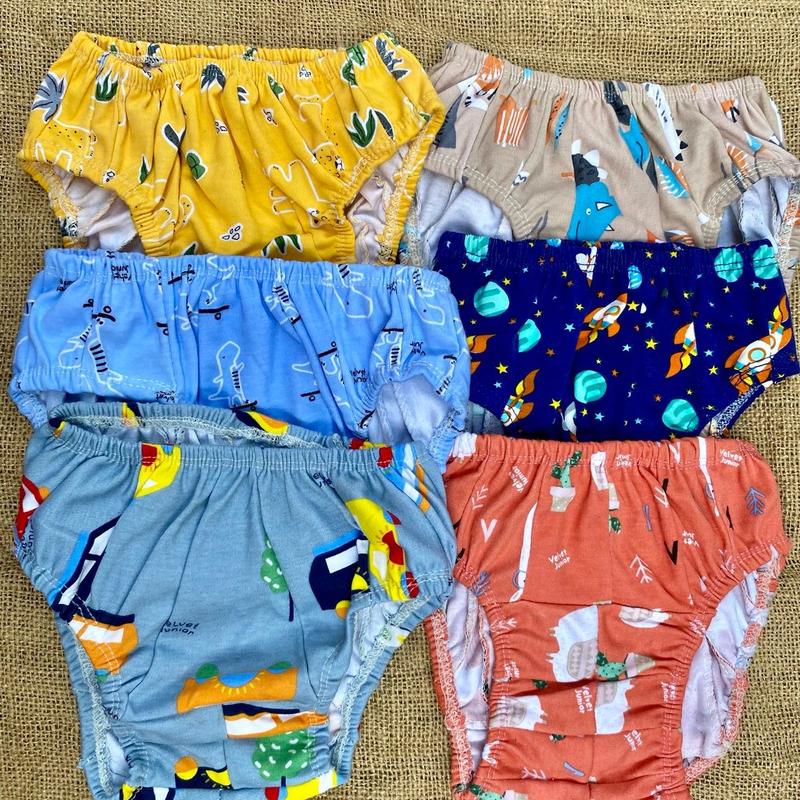 6 Pcs cdanak Libby Velvet Motif Karakter Fashion cuci dengan air dingin soft cotton 5