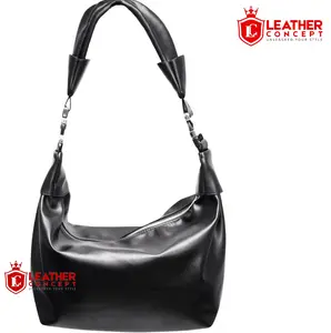 Leather Concept MYTH Tas Selempang Kulit Pria Tas Kulit Cowok hitam