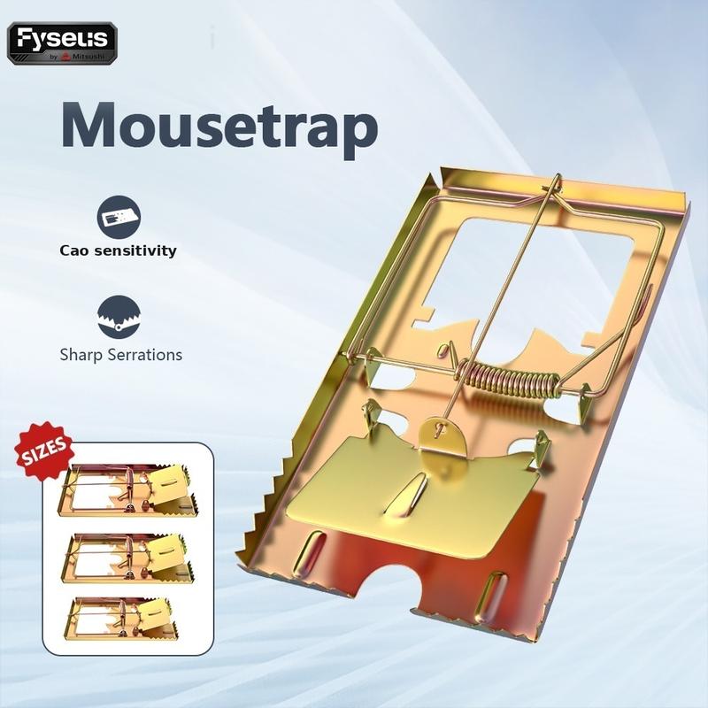 Fyseus High-sensitivity nhỏ gia dụng electroplated metal mouse trap có thể được reused