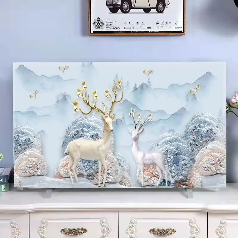 Tấm Che Bụi Cho TV, Màn Hình LCD Siêu Mỏng 32 Inch, 42 Inch, 43 Inch, Gắn Máy Tính Để Bàn, 50 Inch, 55 Inch, Trang Trí Nhà Cửa