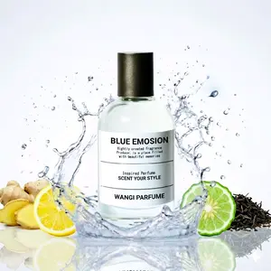BLUE EMOTION - Parfum Pria Tahan Lama Aroma Citrus Fresh Woody - Extrait de parfum, 30ml