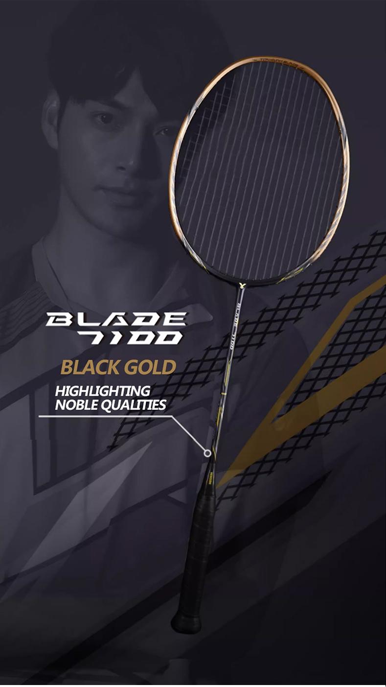 ORBITAL BLADE RAKET BADMINTON FULL CARBON MAX:35LBS 4U (82±2g) Tipe Menyerang Balance 295±3MM