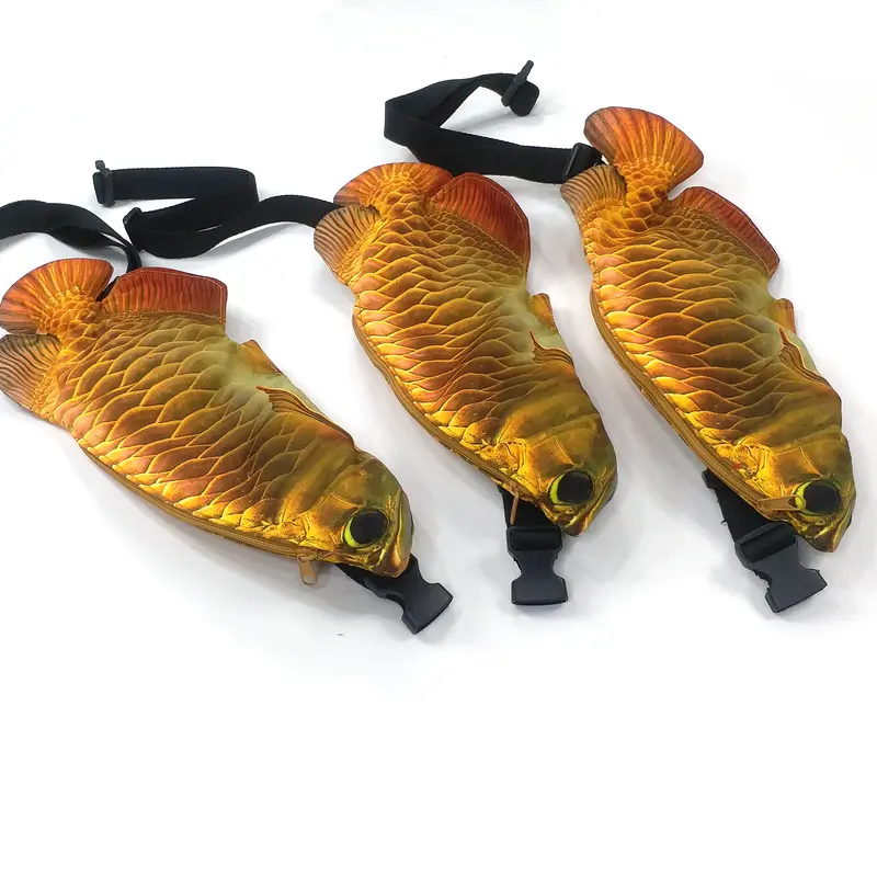 Tas Punggung Ikan Arwana Viral Canvas Tebal dengan Furing Daging Ikan Cetak Oeko Tex 100 Class 1 Tas Buckle Bumbag 4