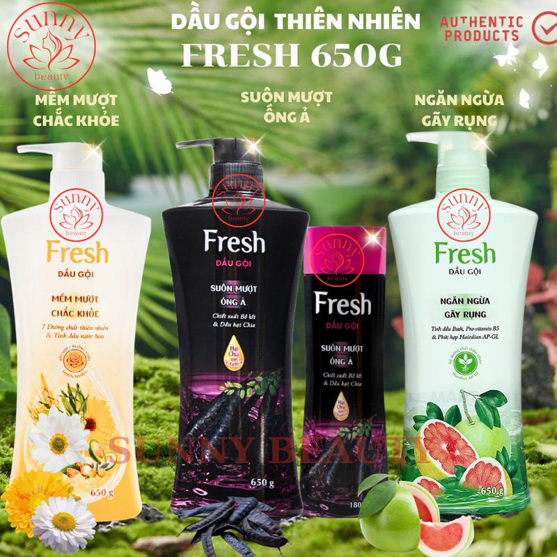 DẦU GỘI THẢO DƯỢC FRESH BỒ KẾT BƯỞI TƯƠI MỚI 650G SUNNYBEAUTY