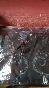 Product Review of 2. Baju Batik Couple Kemeja Gamis Poli katun Fashion Pasangan POLI KATUN Seragam Batik Sequins Muslim Wanita Sarimbit Keluarga Kondangan Dress Pesta Lebaran Motif from a**o 0