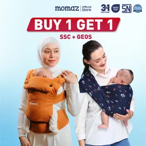 Momaz Gendongan Bayi SSC M Shape 3in1- Gendongan Bayi Newborn - Gendongan M Shape