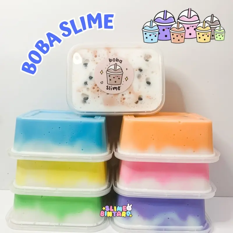 BOBA SLIME BY SLIME BINTARO || SLIME TERMURAH 1