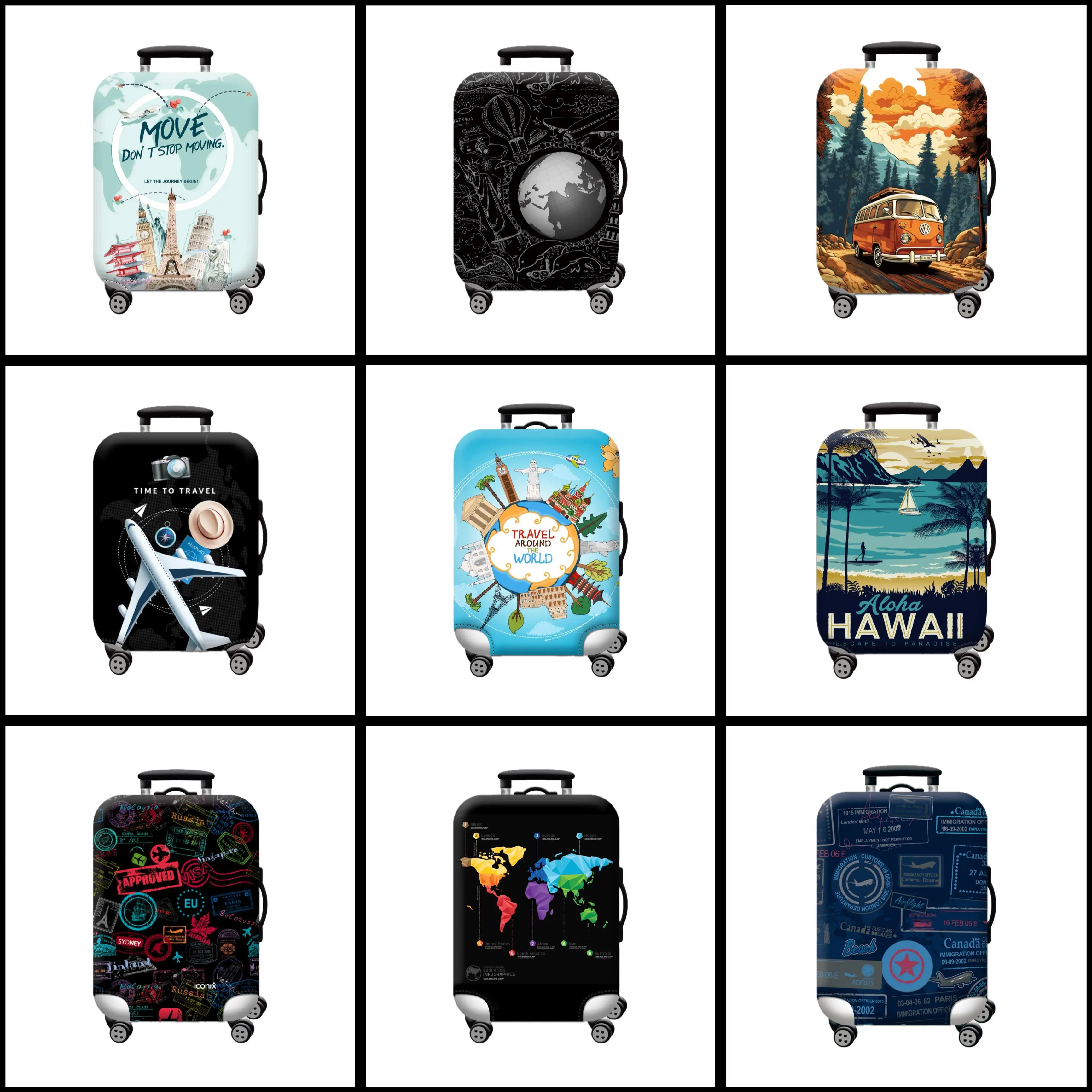 sarung koper scuba tebal  / cover koper / penutup koper / pelindung koper SCUBA TEBAL
