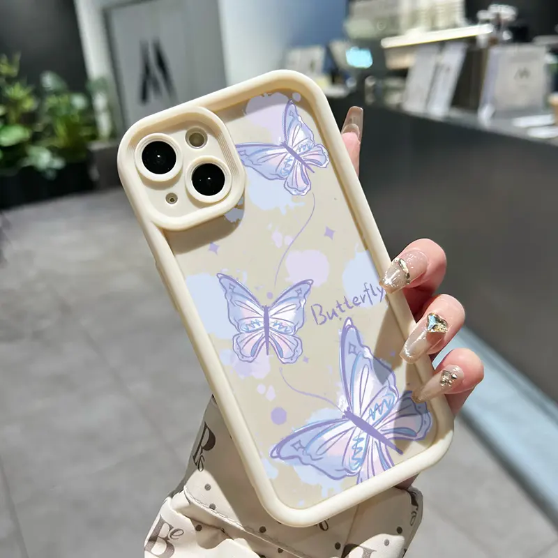 Casing Hp Untuk Realme C2 Realme C2s OPPO A1K Case Pola Kupu-kupu Lucu Kasing Silikon lembut Casing ponsel Anti guncangan Cesing pelindung lensa Kesing Softcase 3