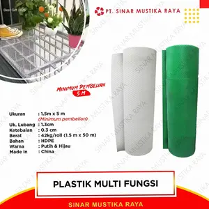 Jaring Mesh Plastik Netting Rak Organizer Serbaguna 1.5 m x 1 m HDPE | Hot Item