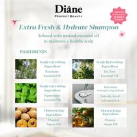 Gambar PAKET Moist Diane EXTRA FRESH & HYDRATE Shampoo + Treatment (Conditioner) - Perawatan Rambut & Kulit Kepala Berminyak - Paket Fresh&Hydrate dari Era Official Store Kota Administrasi Jakarta Barat 3 Tokopedia