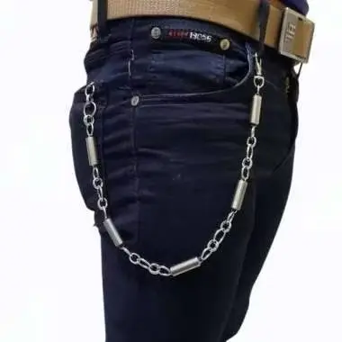 RANTAI DOMPET/RANTAI CELANA MODEL JALIN KELABANG PRIA KEREN MODEL PUNK 5