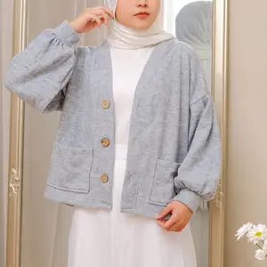Cardigan Wanita Lengan Balon Outer Wanita On Hijab