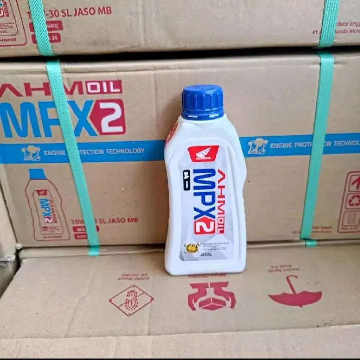 paket 3 botol oli AHM mpx2 0,65 motor Honda matic