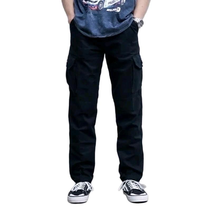 Celana Sam Cargo Panjang Pria Dewasa Celana Cargo Premium Long Cargo Pants Cargo Baggy Loose Fit  celana  Katun 1