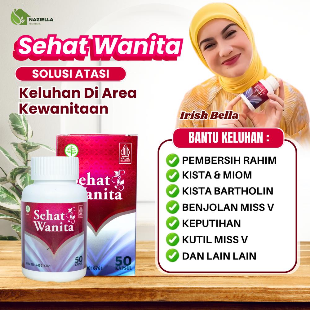 Pembersih Rahim Setelah Keguguran Jamu Sehat Wanita Aman Sudah BPOM dan HALAL MUI - 50 Kapsul