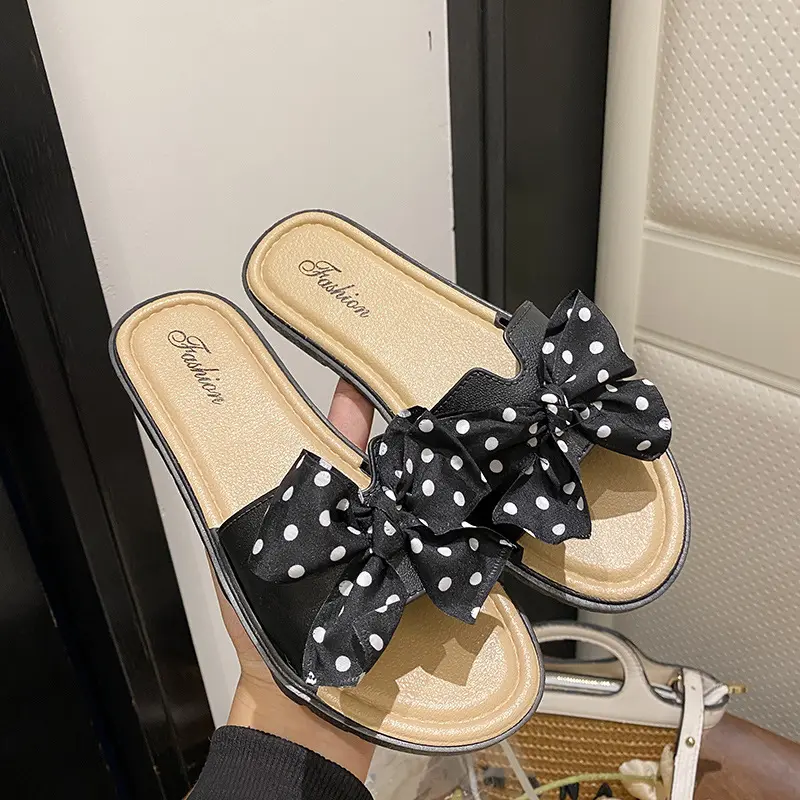 Sendal Wanita Flat Teplek Pita Bahan Karet Jelly Import Elastis Empuk dan Antislip - Shoes