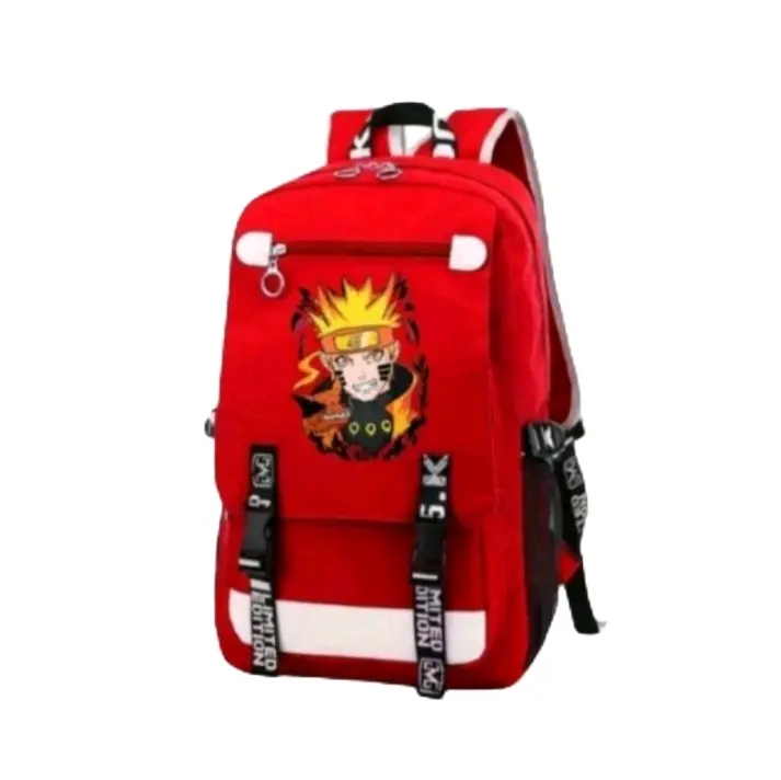 RLBags - Naruto Youbi Tas sekolah anak Ransel anak cowok SD SMP Tas ransel anak karakter kekinian dan trendy tas naruto