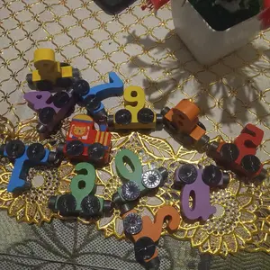 MK143 Mainan Anak Kereta Api Angka Magnet / Magnetic Alphabet Digital train