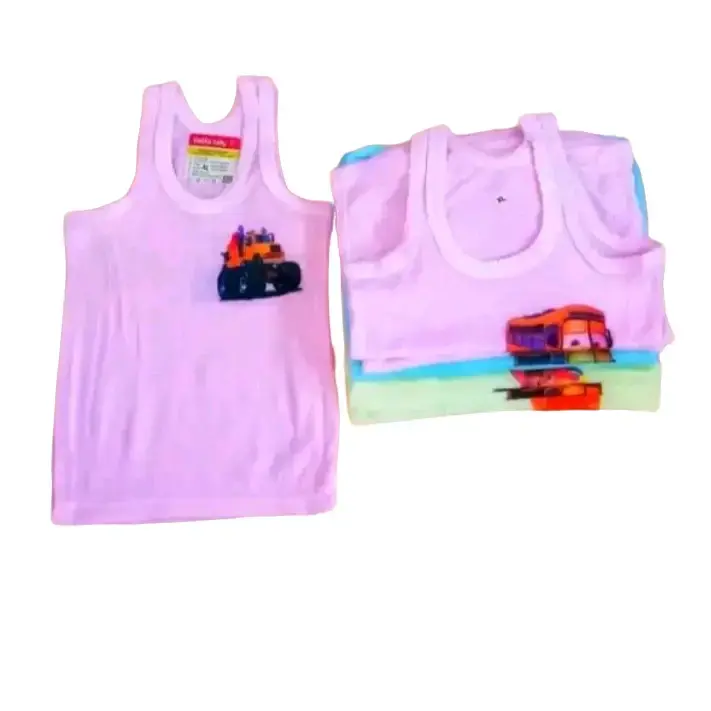HARGA MURAH 1 Lusin singlet bayi size S/M/L/XL/XXL/KAOS KUTANG BAYI Newborn Pink Katun